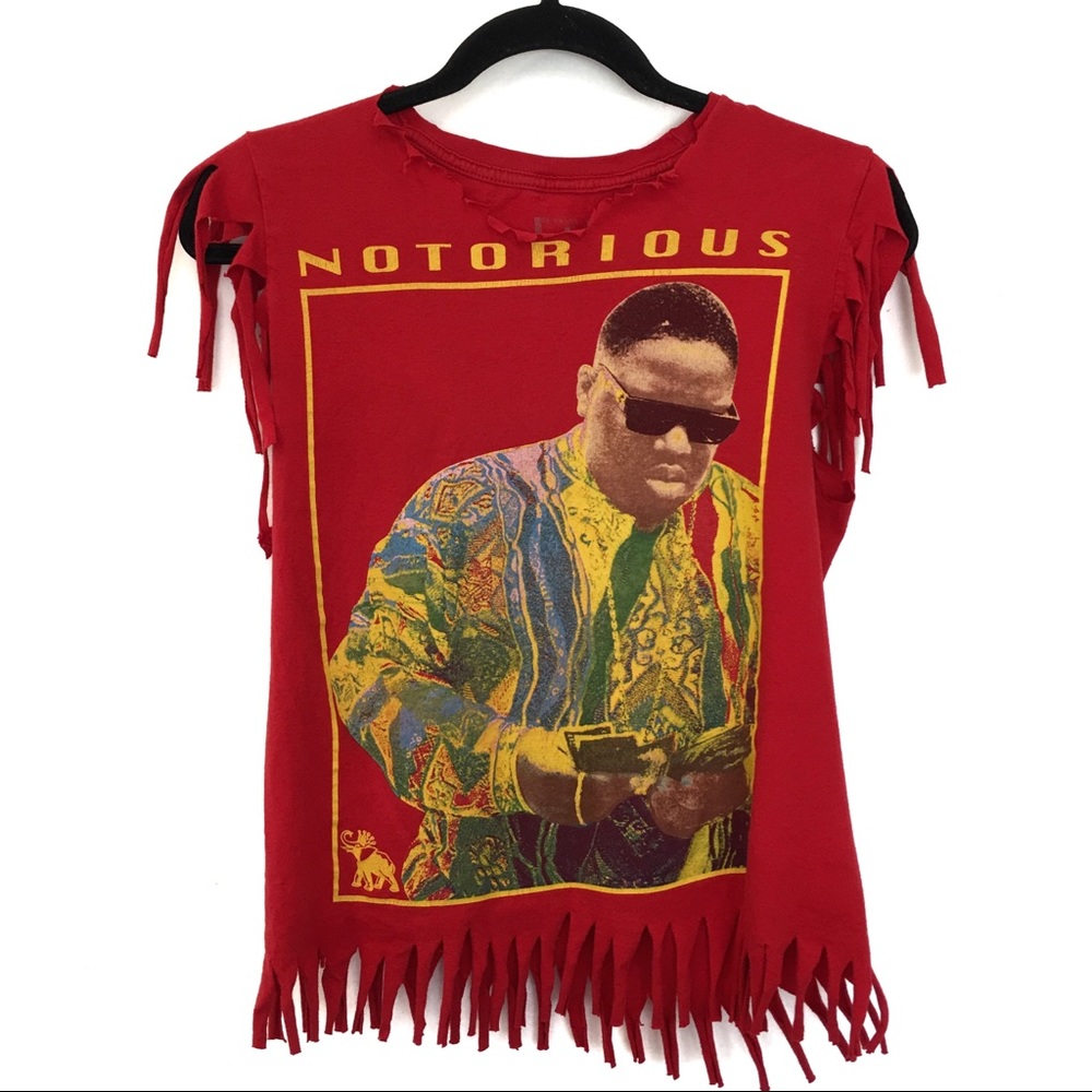[BROOKLYN MINT] Fringed NOTORIOUS B.I.G. Size S/P